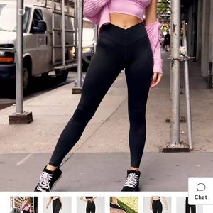 OFFLINE by Aerie high wasted crossover leggings x2